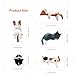 CNTVO 5 Pcs Dashboard Decorations, Cute Cat Figure Dashboard Accessories for Rear View Mirror, Resin Mini Car Decorations Interior for Women, Girls