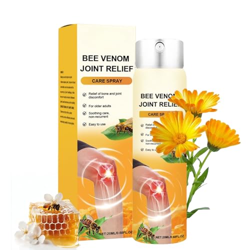 Bee Venom Joint Healing Spray, Active Repair Spray for Muscle and Joint Recovery, Effective Joint Bone Cream for Back, Hands, Bee Venom Cream for Ar/thritis & Muscle Pa/in Re/LIEF