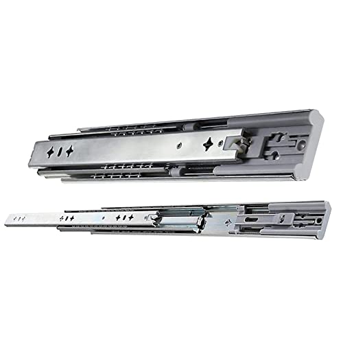 Rails coulissants robustes fermeture douce 53mm avec démontage facile pour tiroir d'armoire