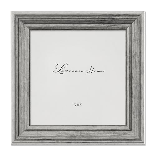 Lawrence Frames Sutter Home - Marco de fotos (5 x 5), color plateado