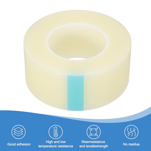 Image of PATIKIL Removable Protective Film Tape, 2.4 Inch x 656 ft PE Surface Protective Scratch Film Tape Roll for Furniture Electrical Appliances Plastic Hardware High Stickiness, Clear