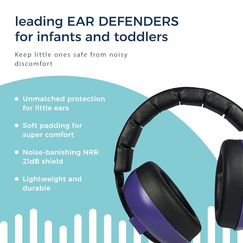 Banz Bubzee Baby Headphones for Noise Protection - Baby Ear Muffs, Newborn Infant & Toddler, 0 to 36 Months, Adjustable - Thumbnail 3