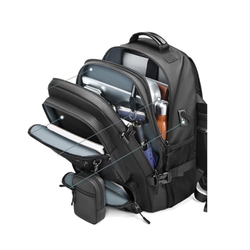 Sac à dos ordinateur portable et sac étudiant collège robuste - 4