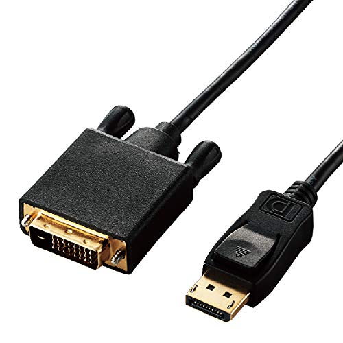 10本セット　エレコム/ELECOM　AD-DPDBK　変換ケーブル DisplayPort-DVI変換アダプタ - AD-DPDBK