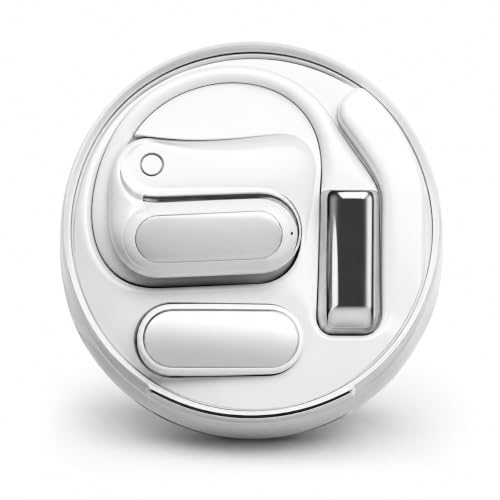 Image of Open Wireless Stereo (OWS) Bluetooth Earbuds, 36H Playtime, ENC Calling, Bluetooth 5.4, Low Latency, Touch Control, Type-C Fast Charging, Comfortable Open-Ear Design with Travel Case