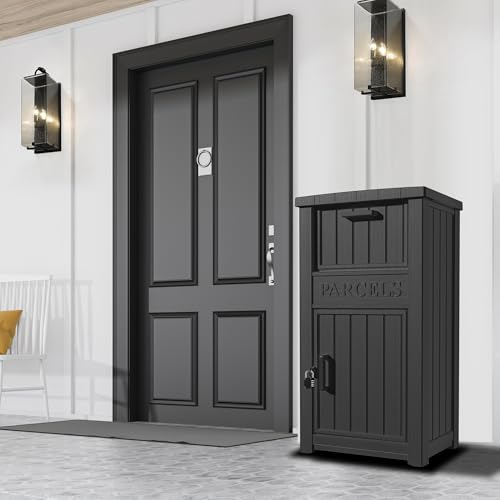 Package-Delivery-Box-for-Porch-Anti-Theft-Lockable-Parcel-Drop-Boxes-Outdoor-Package-Delivery-and-Waterproof-Deck-BoxStorage-Box-for-Porch-House-Curbside Package Delivery Box for Porch Anti Theft Lockable Parcel Drop Boxes Outdoor Package Delivery and Waterproof Deck BoxStorage Box for Porch House Curbside