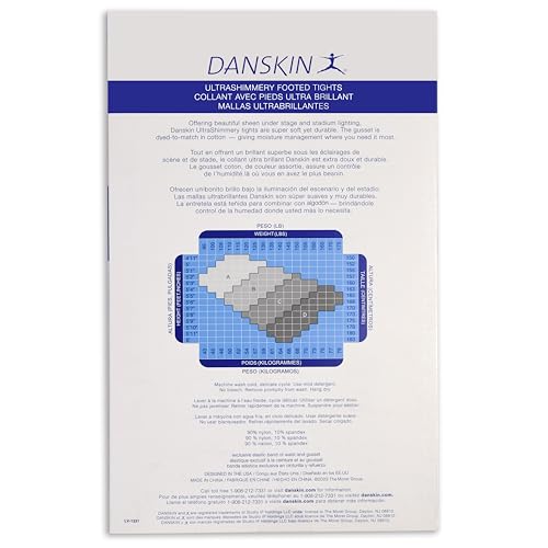 Image of Danskin Women's Shimmery Footed Tights