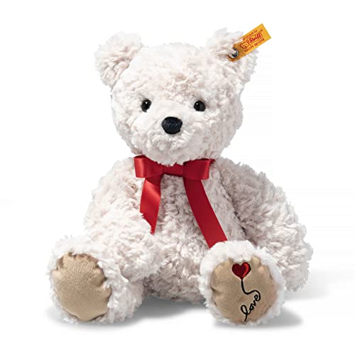Steiff 113833 Jimmy love Teddy bear 30 cream, Whisper White, 30 cm