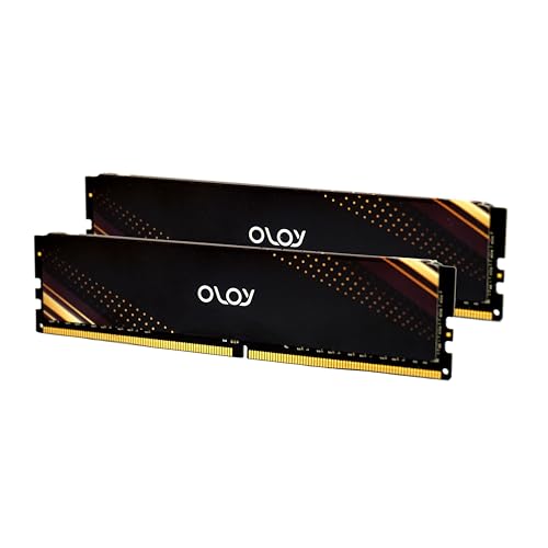 Image of OLOy DDR4 RAM 16GB (2x8GB) Black Saturn 2400 MHz CL17 1.2V 288-Pin Desktop UDIMM (MD4U0824170BB1DA)