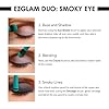 Moda Royal & Langnickel EZGlam Duo Smoky Eyes Make-up-Pinsel-Set, Reisegröße, 2 Stück – Bild 6