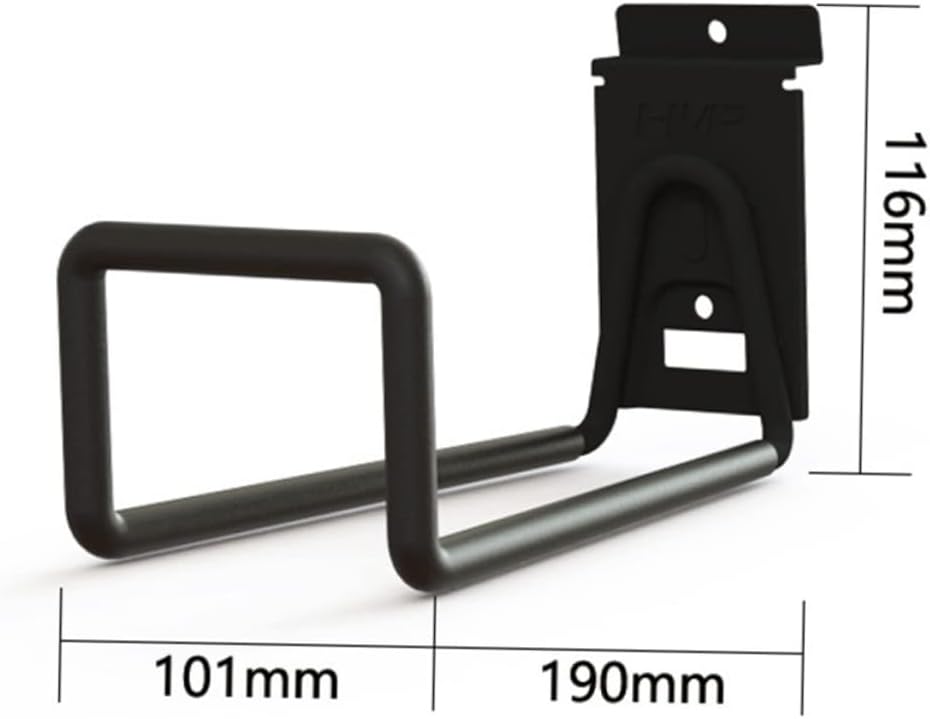 2 Pcs Wall Mount Bike Hooks Adjustable Bike Rack Holders for Garage Storage Heavy Duty Steel Bicycle Hangers for Indoor or Outdoor Use
