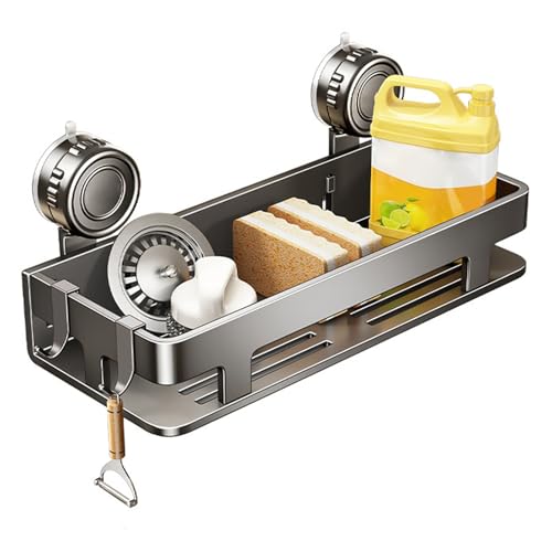 Repisa De Para Ducha,Organizador De Repisa De Ducha Ahorrador De Espacio,Anaquel De Almacenamiento Para Baño | para Pared Apartamento Residencia Estudiantil Hogar Cocina Dormitorio Sala de Estar