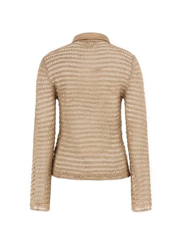 GUESS Women's Long Sleeve Button Front Bella Top2