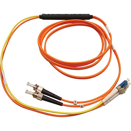 Câble de fibre optique Tripp Lite N422-01M ST vers LC orange 1m