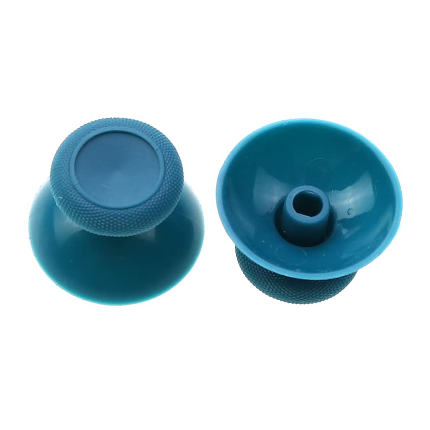 Image of 2 x 3D Analog Thumb Sticks Grip Joystick Cap for Xbox One ThumbSticks Cover for Xbox Series X S Controller, for Xbox One Slim Elite 3D Analog Thumb Sticks Grip (Teal)