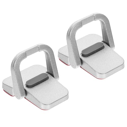 Soporte metálico para laptop ajustable portátil color plata miniatura 1