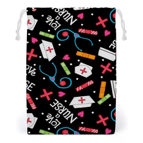 Afrocentric Mud Cloth Print Portable Large Capacity Canvas Drawstring Storage Bag