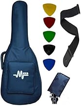Mexa Compatible with 39; 40; 41; Inches Guitar for Fender; Yamaha; Cort; Ibanez; Xtag; Ashton; Kadence; Vaul;t Givson; KAPS; & Other Brand. (Blue-1)