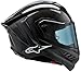 Alpinestars Supertech R10 Solid Helmet, Carbon Shell, CE-Certified, Advanced Ventilation & Fit, XL, Black Carbon Mattee & Glossy
