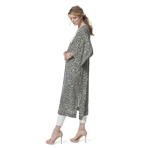 Image of Jessica Simpson Women's Blakely 3 /4 Sleeve Open Front Wispy Kimono With Side Slits Standard