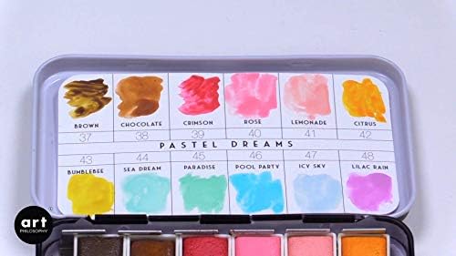 Prima Marketing 590253 Watercolour Confections Pans, Multi-Colour