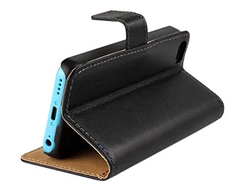 Gamsy® Piel Genuina Folio Case Caso Carcasa Estuche Cover Cubierta Funda para Apple iPhone 5 / 5S alta calidad