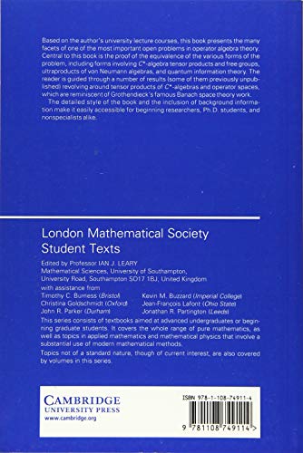 Tensor Products of C*-Algebras and Operator Spaces: The Connes-Kirchberg Problem: 96