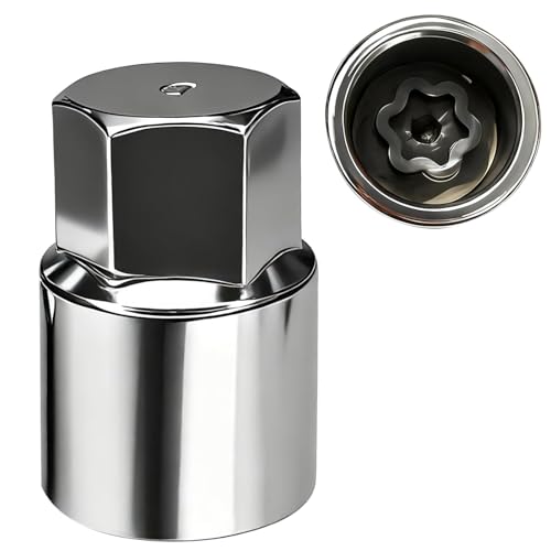 FortiyParts D-Type Wheel Lock Key for Toyota & Lexus(Silver)