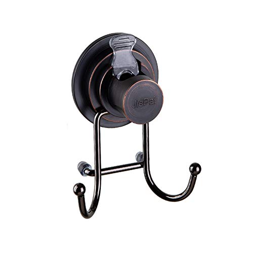 JIEPAI Powerful Vacuum Suction Cup Hook,Holder for Towel Bathrobe and Loofah - Shower