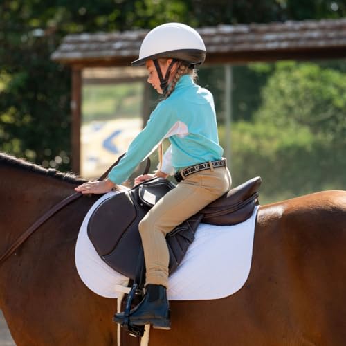 tuffrider childrens starter front zip paddock boots  durable easy to clean water-resistant horse riding boots for kids