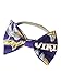 MN Minnesota Vikings Viking newborn headband bow - great for newborns baby girl and toddler babyshower - Made in USA