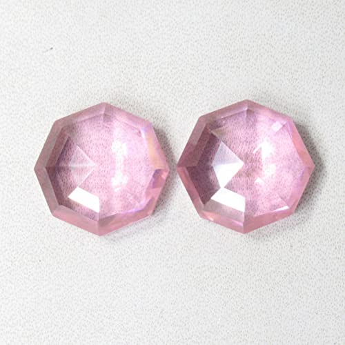 Octagon Shape Gemstone Faceted Rose Cut Gemstone Pink Zircon Gemstone Aaa Quality Gemstone Sale #TOP3