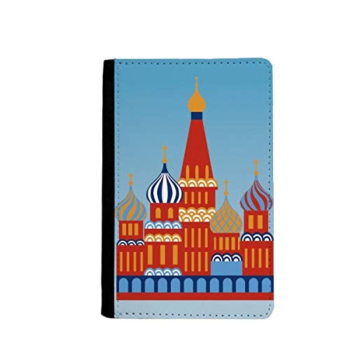 Protège-passeport Russie symbole national en relief de haute qualité