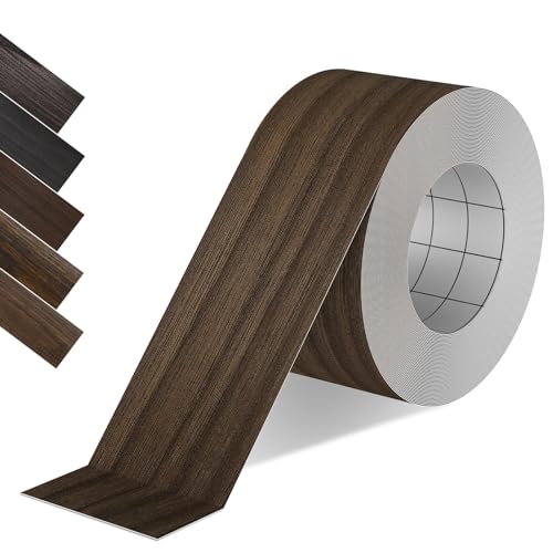 Image of Wood Grain Repair Tape, 2.4 inch X 25ft Self Adhesive Natural Walnut Grain Repair Patch for Tables, Chairs, Baseboards, Doors, Windows, Floors, Handicraft DIY.