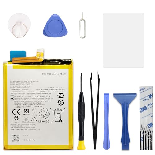 GREEN FUSION New 0 Cycle Replacement Battery MG50 Compatible with Moto G9 Plus XT2087 with Repiar Tools