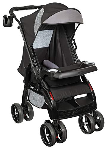 Carrinho de Bebê Upper, Tutti Baby, Preto
