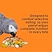 Kaytee Fiesta Parrot Food, Nutritious and Fun Blend, Supports Skin, Feather, Digestion, Brain and Heart Health, 2.5 pounds