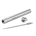 Titanium Toothpick with Protective Holder, Non-toxic Waterproof Reusable Pocket Size Portable EDG with Key Ring for Purse Outdoor Camping Picnic EDC Keychain Tool Business Travel Kit Gift for Dad