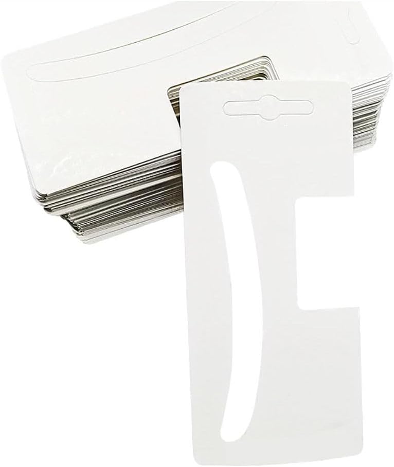 Hair Claw Clip Display Cards Hair Bow Hairpin Packing Cards Hair Accessories Holder Cards Paper Cardboard for Hair Clips 7 x 15 cm (50pcs)