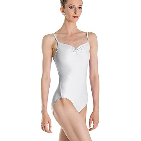 Wear Moi Abbie Leotard, White, Extra-Small, Microfiber Elasthan (ABBIXSWHI) Cover