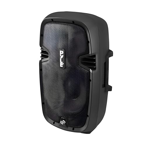 PYLE-PRO Powered Speaker Active PA- Loudspeaker Bluetooth System,12 Inch Bass Subwoofer Stage Speaker Monitor, DJ Party Portable Sound Stereo Amp Sub for Concert Audio, Built-in USB for MP3 Amplifier