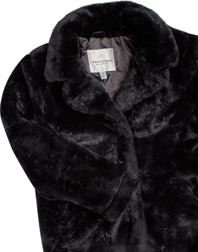 URBAN REPUBLIC Girls Jacket - Warm Long Length Plush Ultra Soft Faux Fur Jacket Teddy Coat for Girls (Sizes 7-16)4