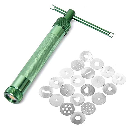 CTRLZS Clay Extruder - Polymer Clay Extruder, Aluminum Alloy Clay Extruder, Rotary Mold Sugar Polymer Clay Extruder