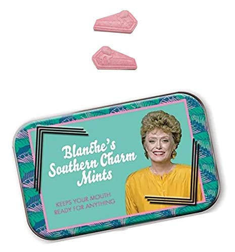 Boston America Corp The Golden Girls Stay Golden Mints In Collectible Tin | Blanche's Southern Charm,.Blue,One Size #TOP2
