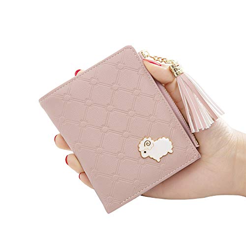 Small Leather Wallet for Women, Women's Credit Card Holder Mini Bifold Pocket Purse