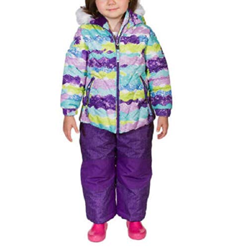Weatherproof 32 Degrees Girls 2-Piece Jacket Snow Bib Set