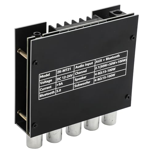 FUANA ZK-301B Audio Module Board with for TPA3116D2 Chip, 100W Output, 24V DC, AUX/USB/Smartphone Audio Systems ZK-MT21