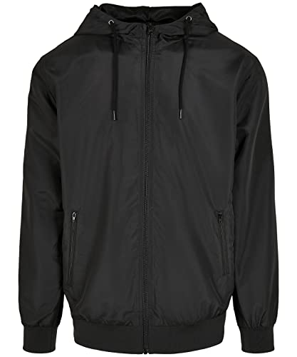 Image of COOZO Mens Recycled Windrunner - Black/Black - XL