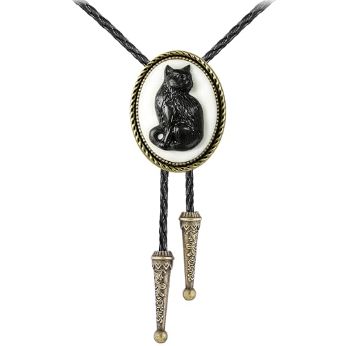 Image of Jeilwiy Bolo Tie for Men, Western Bolero Tie Cowboy Ties Native American Cowgirl Bolo Tie Accessories for Men Women