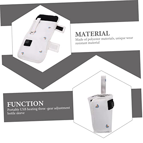 Healeved 4 Conjuntos De Capa De Mamadeira Isolada Para Mamadeira Aquecedor Automático Aquecedor De L